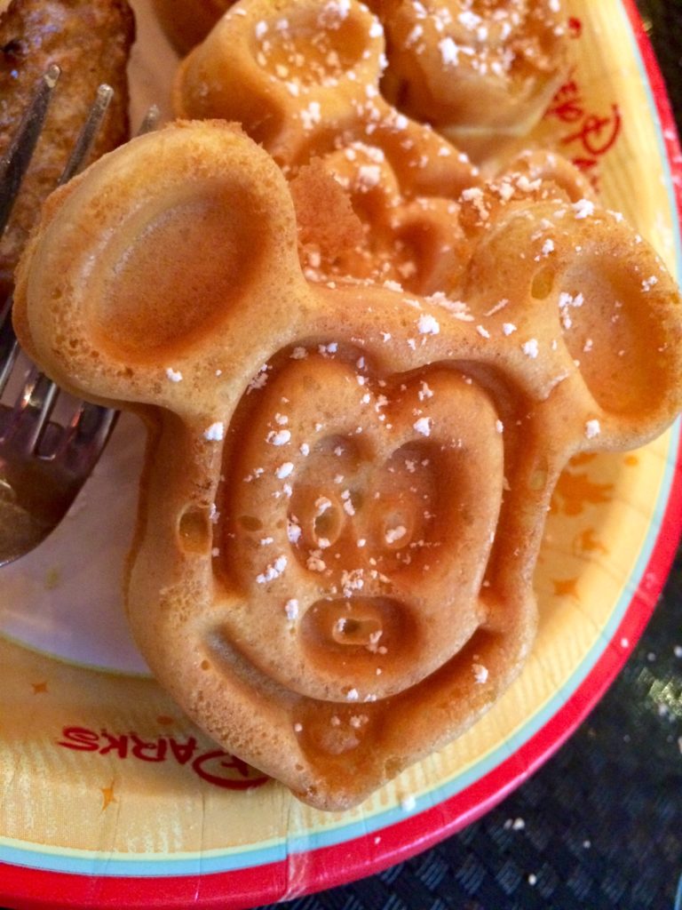 Mickey Waffles at Walt Disney World - The Pike's Place 