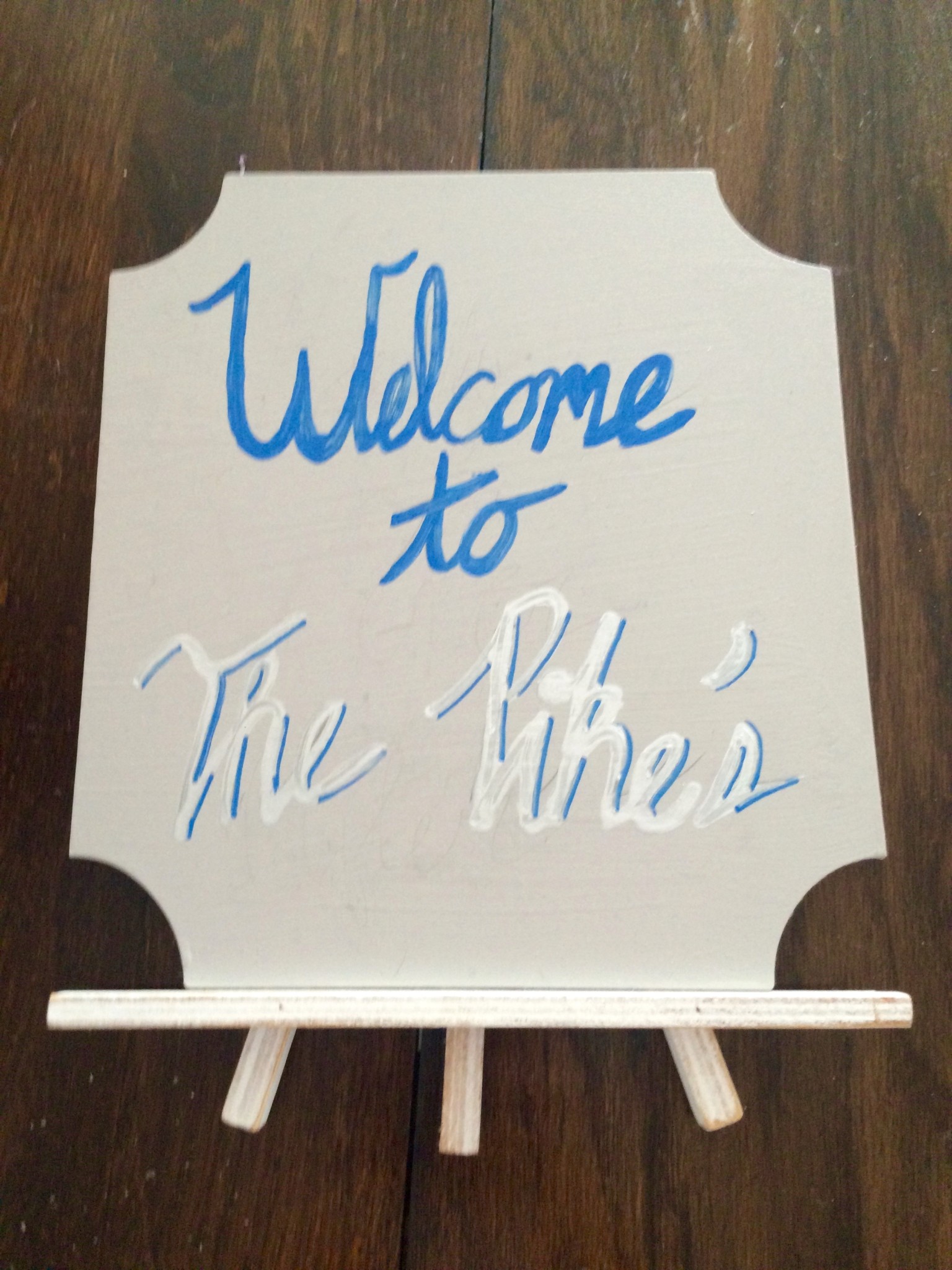 Cricut welcome sign plant stand instructions