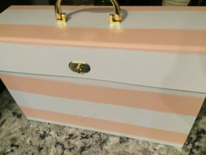 BEFORE Monogrammed File Holder - DIY with Vinyl using a Cricut Explore