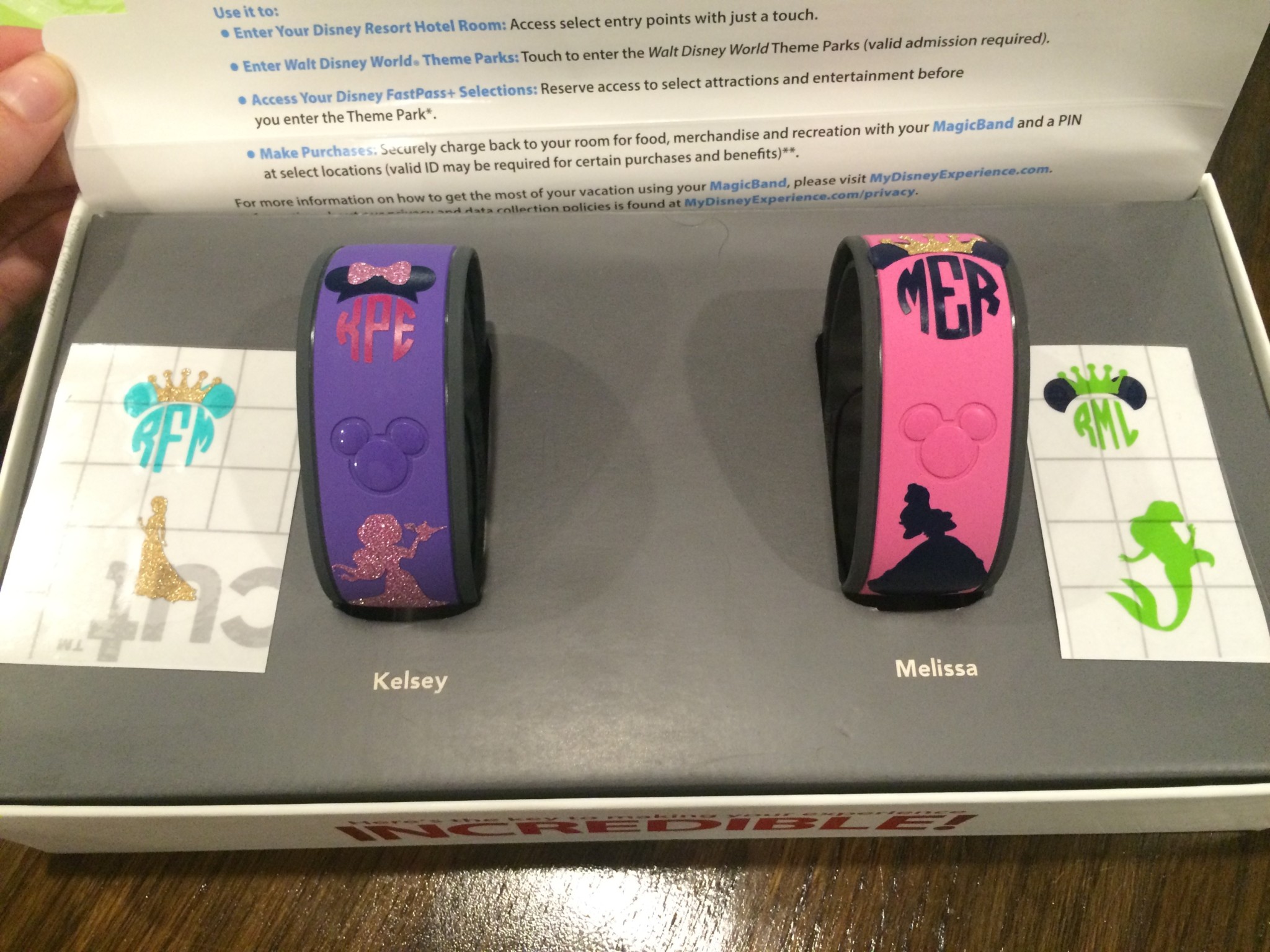 Decaled Magic Bands