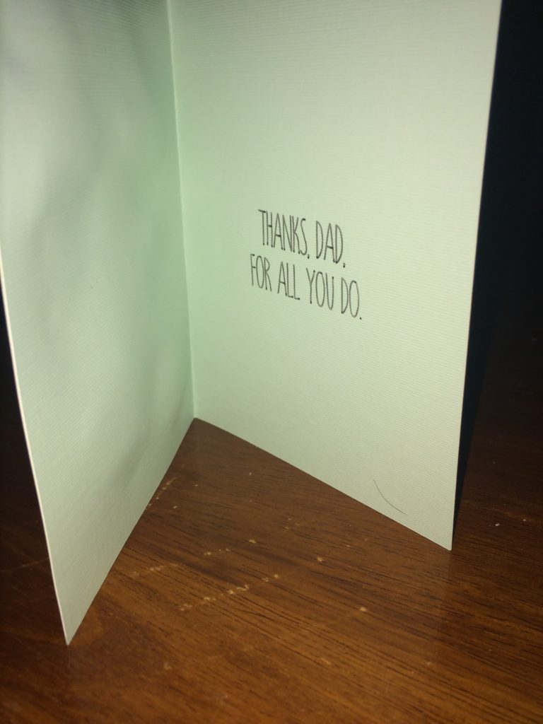 Happy Father's Day card - using a cricut to DIY cards