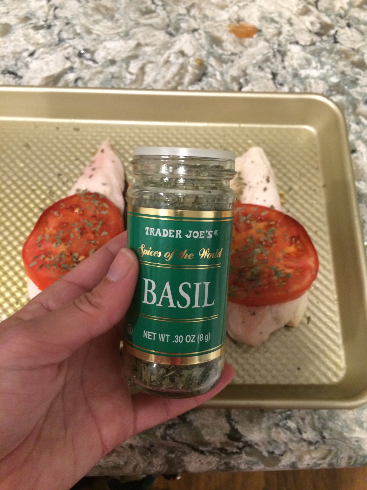 Simple Tomato Basil Chicken