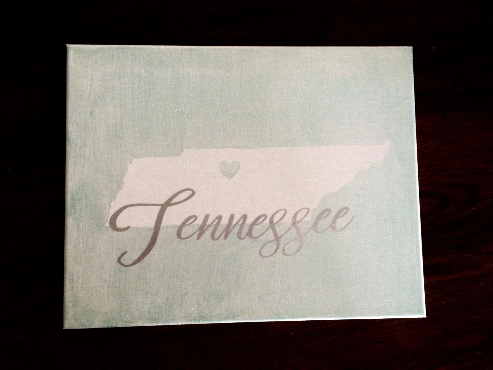 DIY Heart of Tennessee Wall Art with Cricut