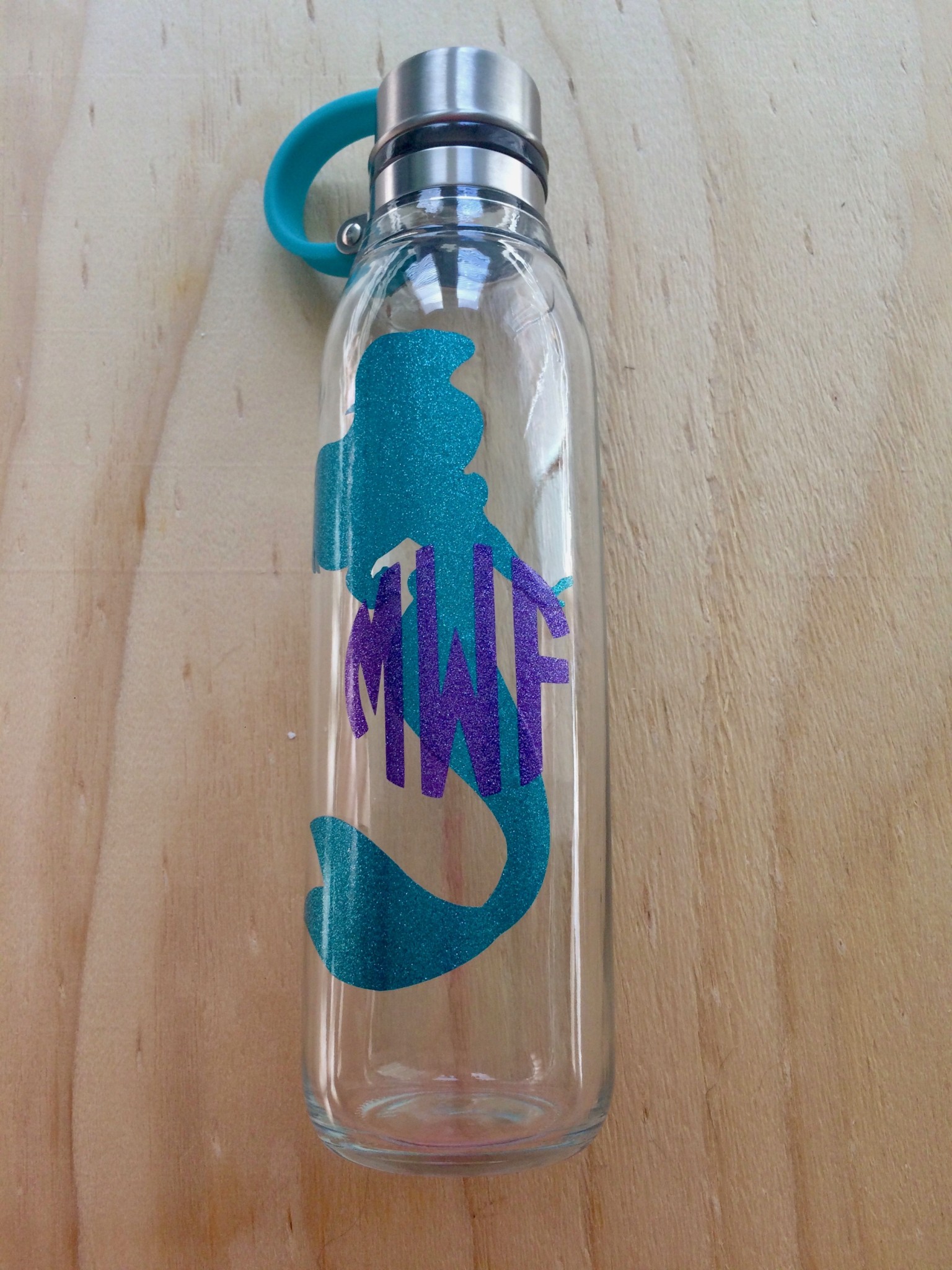 Personalized Little Mermaid Water Bottle