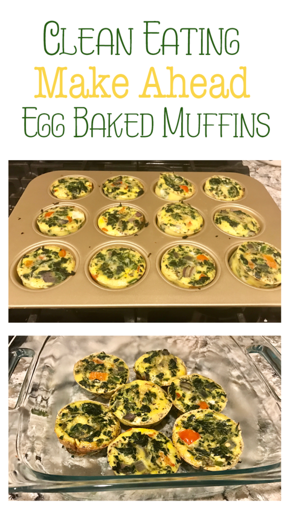 Make Ahead Egg Baked Muffins perfect for a healthy breakfast! 